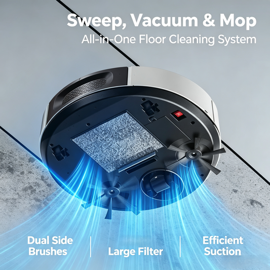 3-in-1 Robot Vacuum Cleaner, Sweep Vacuum Mop Robot