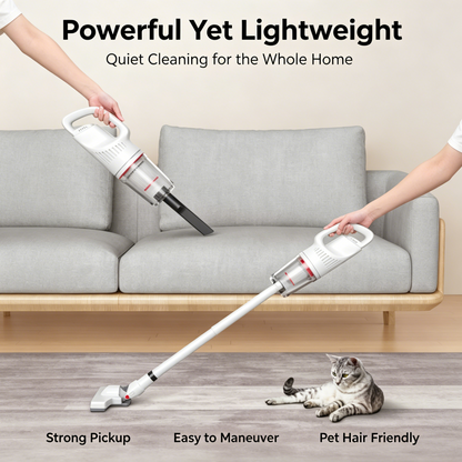 Cordless Stick Vacuum Cleaner, Handheld Lightweight Vacuum