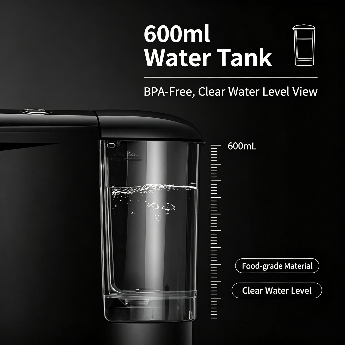 Capsule Espresso Coffee Machine, Compact Coffee Brewer