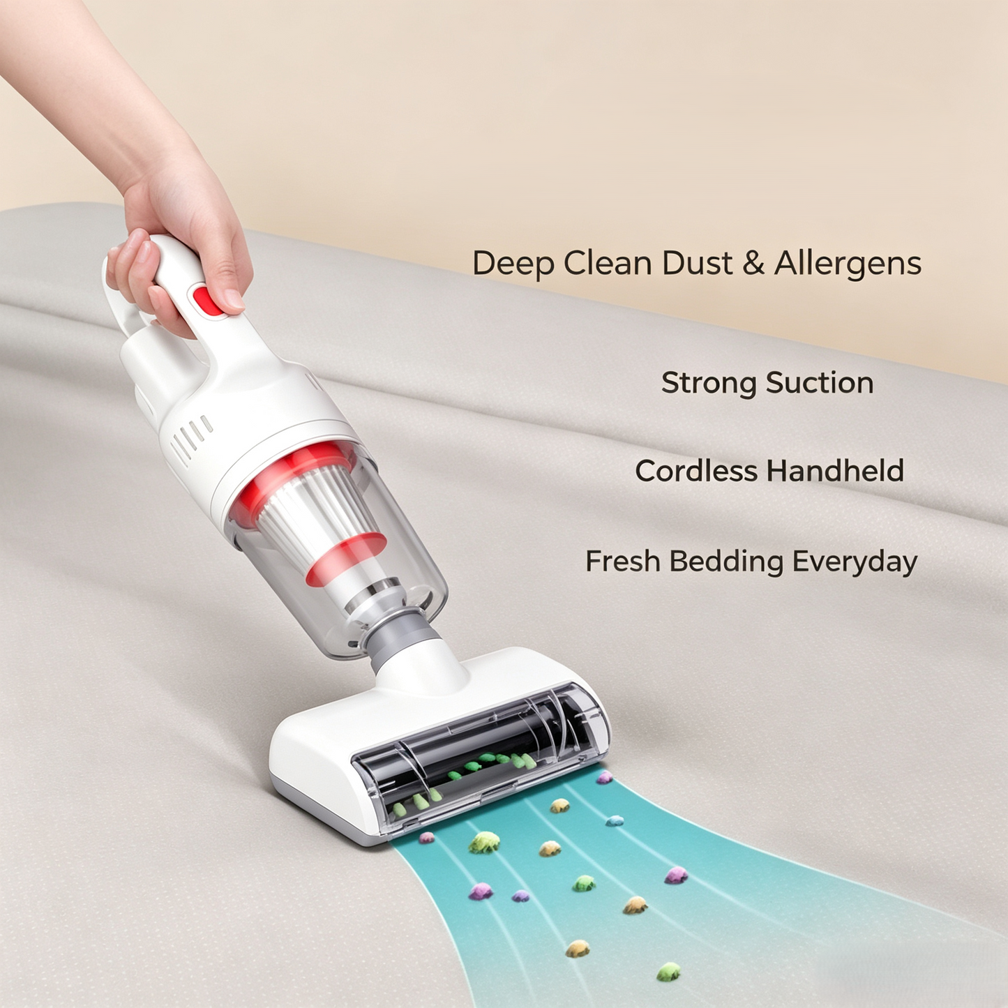 Cordless Stick Vacuum Cleaner, Handheld Lightweight Vacuum